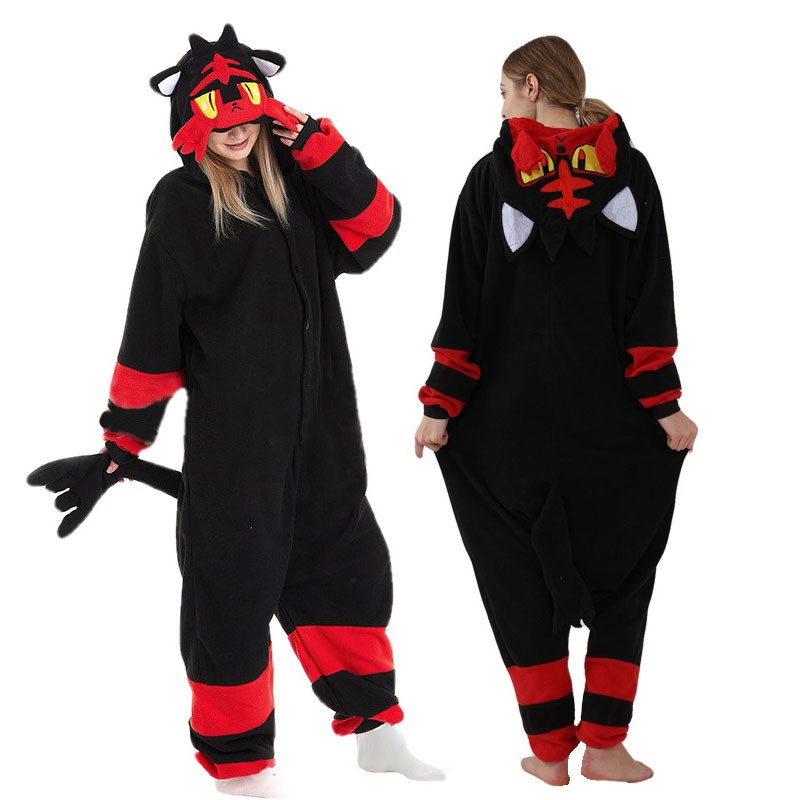 ポケットモンスターシリーズ  ニャビー Litten コスプレ衣装  着ぐるみ パジャマ(部屋着)
