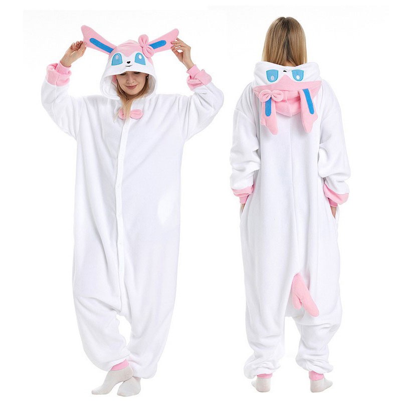 ポケットモンスターシリーズ  ニンフィア Sylveon コスプレ衣装  着ぐるみ パジャマ(部屋着) コスチューム