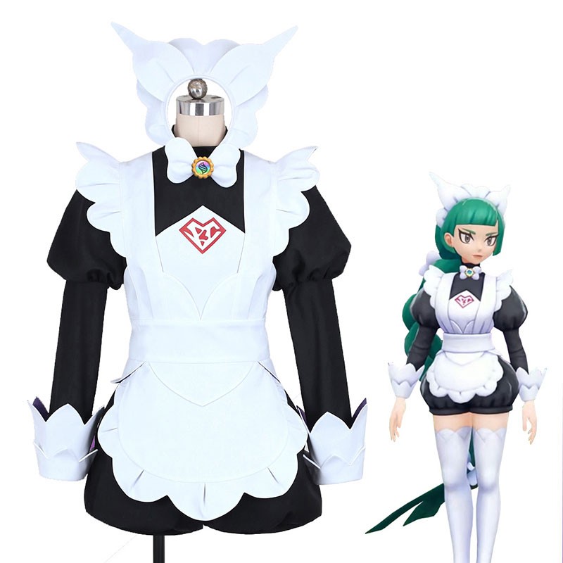 Pokémon LEGENDS Z-A ハルジオ(トレーナー) メイド服 エプロンドレス コスプレ衣装