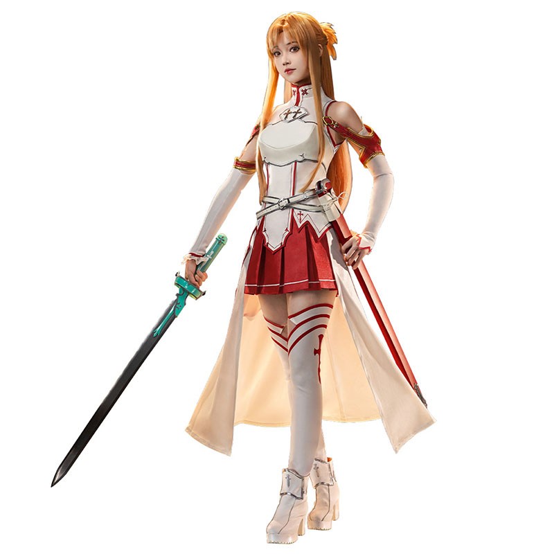 ソードアート・オンライン アリシゼーション編  創世神 アスナ(SAO)  結城明日奈 コスプレ衣装 コスチューム