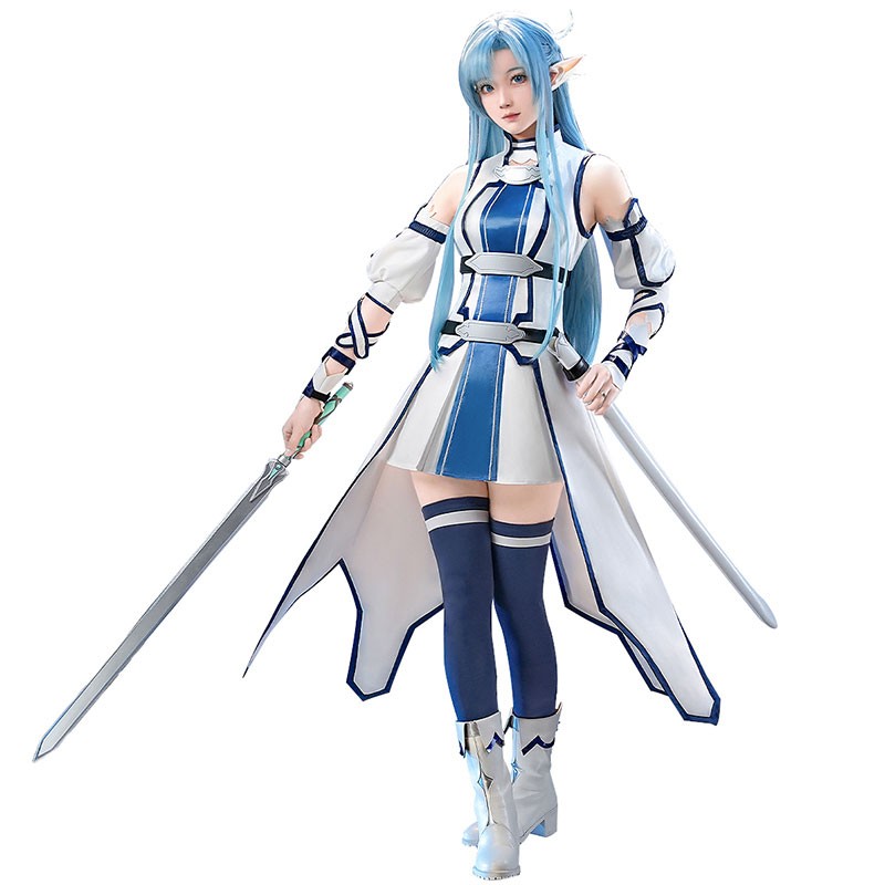 ソードアート・オンライン ALO(ファントム・バレット編以降) アスナ(SAO) あすな  結城明日奈 ゆうきあすな コスプレ衣装 水の精 コスチューム