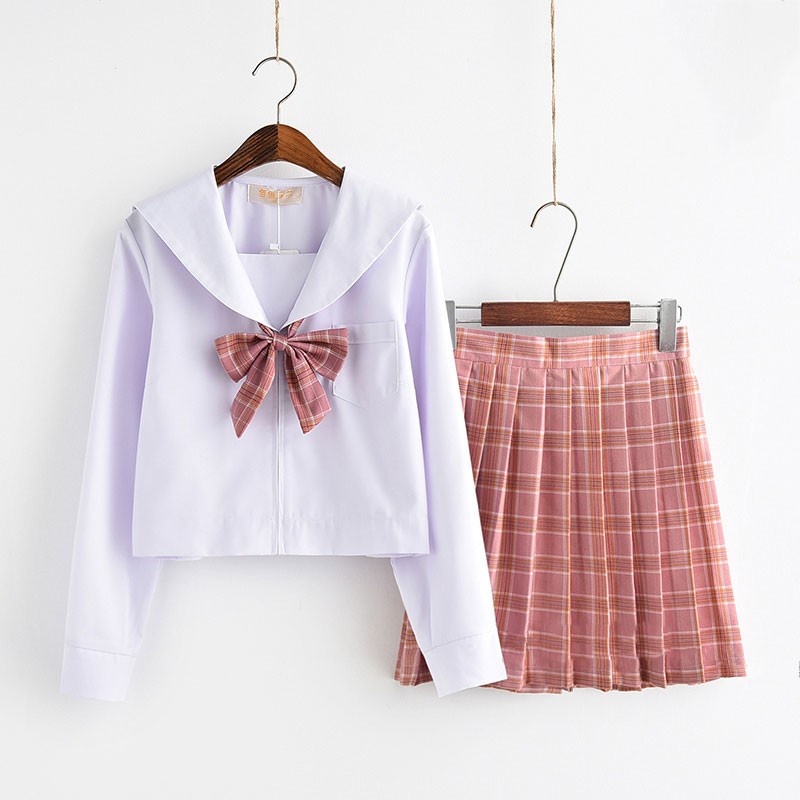 制服　セーラー服　jk　コスプレ衣装　日常風　 高校生 学生 中学 女子校生 通学 学校 スクール 学生服