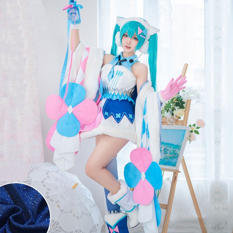 初音ミク「マジカルミライ 2020」in TOKYO　コスチューム　星空裏地　モコモコ　冬服