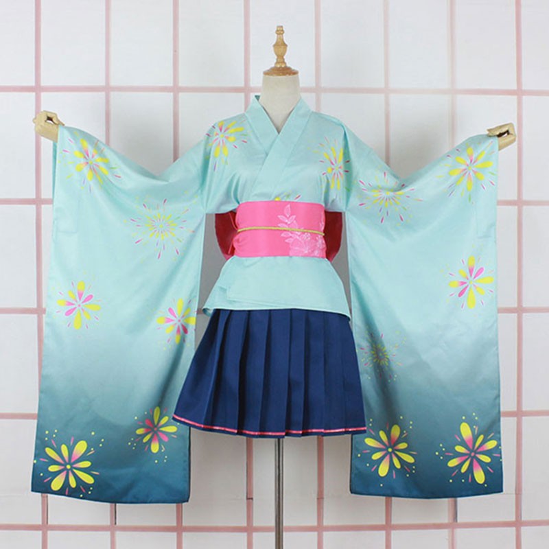 初音ミク×ラスカル　初音ミク　コスプレ衣装　サマーフェス　和風　着物　かわいい　浴衣