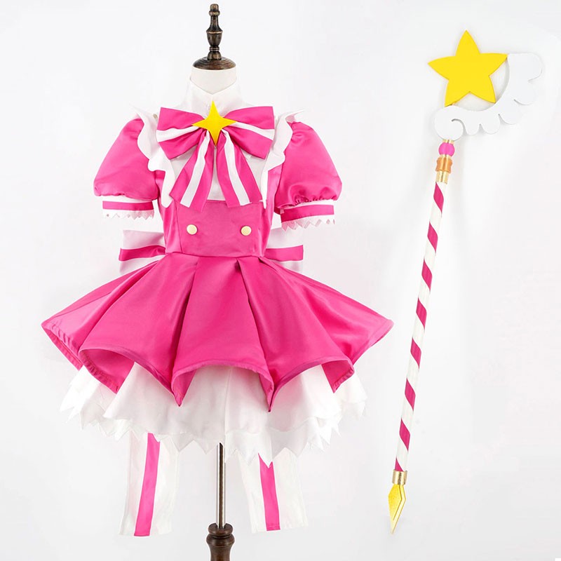 VOCALOID いますぐ輪廻 初音ミク コスプレ衣装 コスチューム ハロウィン仮装変装 ウィッグ 魔法の杖イベント