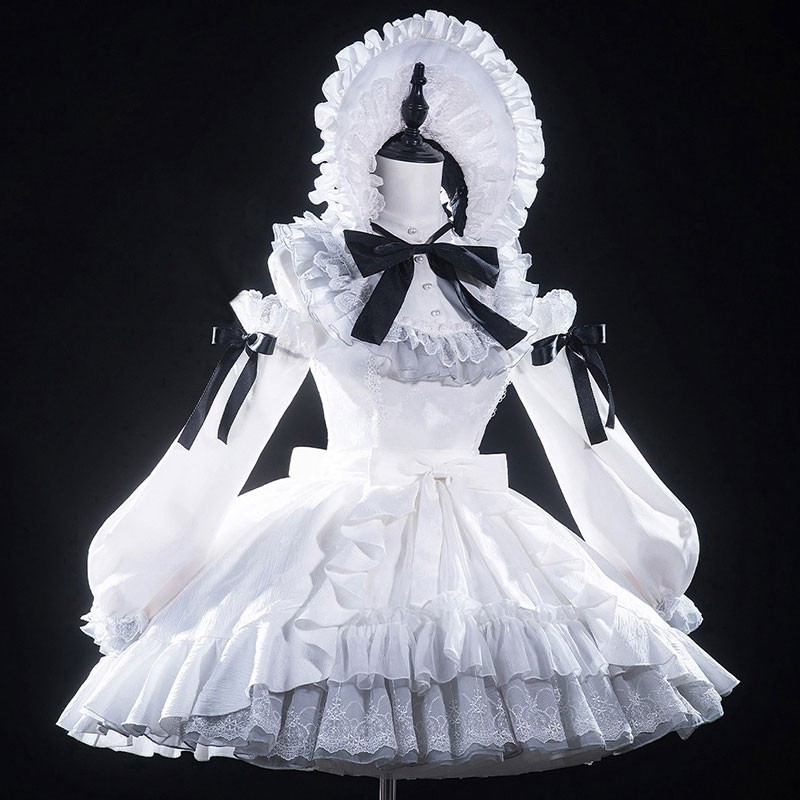 初音ミク ぬーどるストッパーフィギュアーヴィンテージドールー コスプレ衣装 ロリータワンピース ドレス