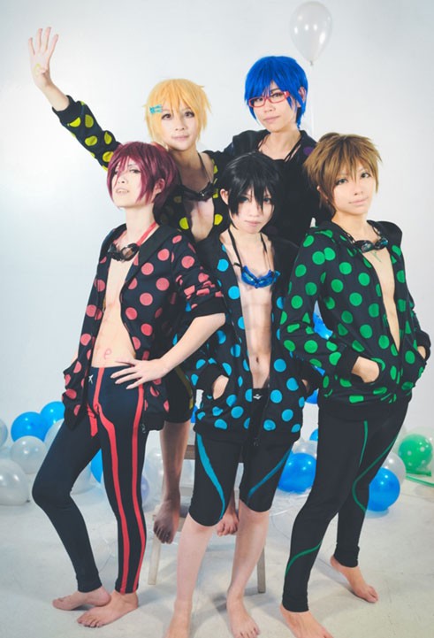 Free! フリー 岩鳶高校 七瀬 遥 / 橘 真琴 / 松岡 凛 / 葉月 渚 / 竜ヶ崎 怜  コスプレ衣装 通常衣装 