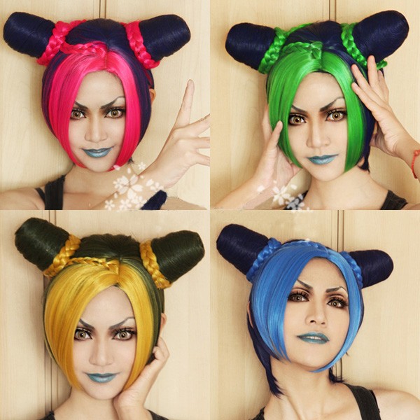 ジョジョの奇妙な冒険6 空条徐倫 (クウジョウジョリーン) コスプレウィッグ