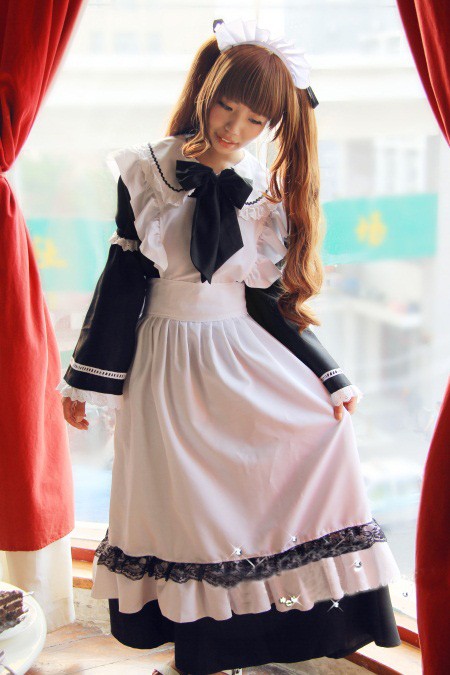マリーロングメイド衣装   制服　コスチューム　コスプレ衣装