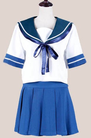 新番 艦隊これくしょん～艦これ～ 艦これ 漣（さざなみ）コスプレ衣装　コスチューム