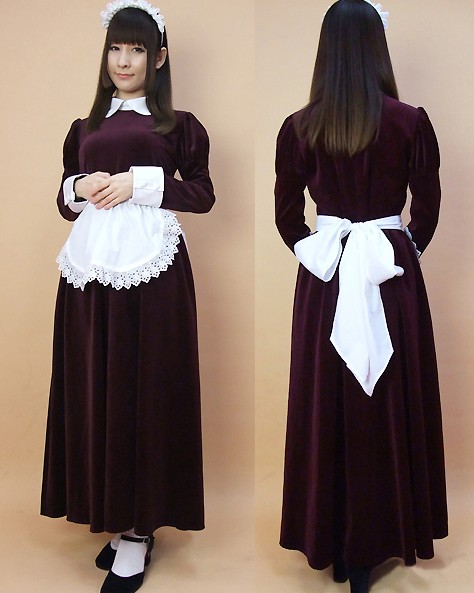 メイド服　メイドドレス　コスプレ衣装　正統派制服