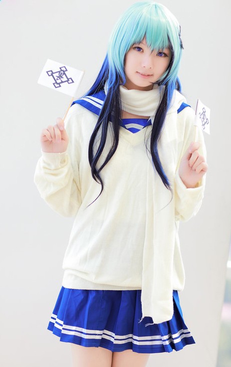 ぬらりひょんの孫 雪女 及川氷麗（おいかわつらら） 学生服 コスプレ衣装