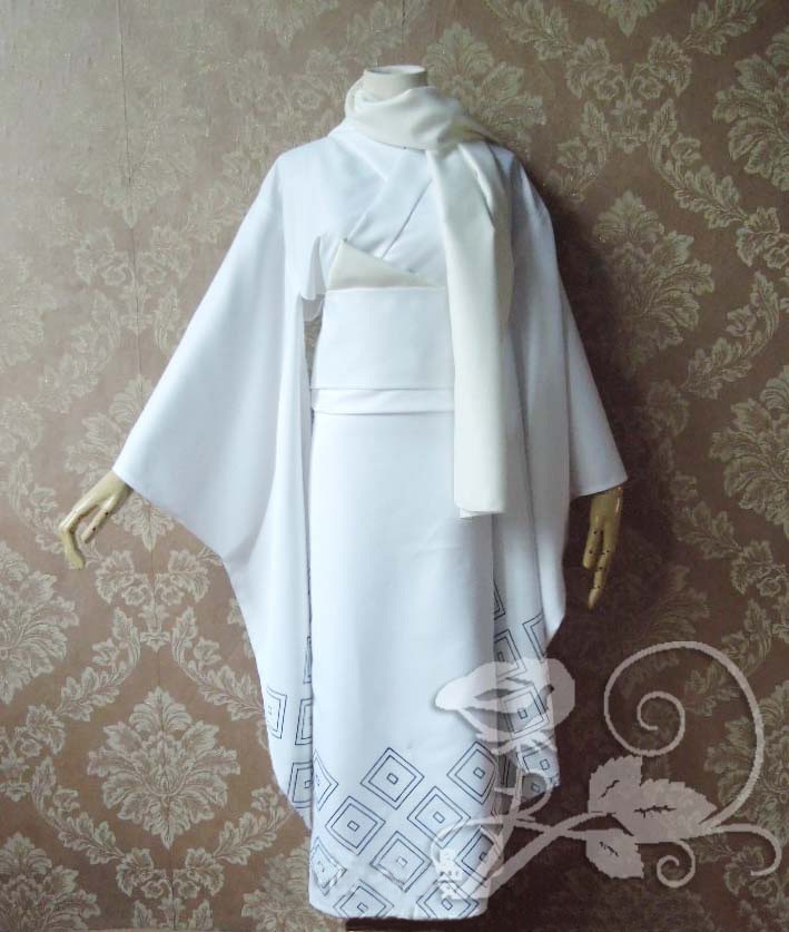 高品質衣装 ぬらりひょんの孫 雪女 ゆきめ 及川氷麗（おいかわつらら） 和服 コスプレ