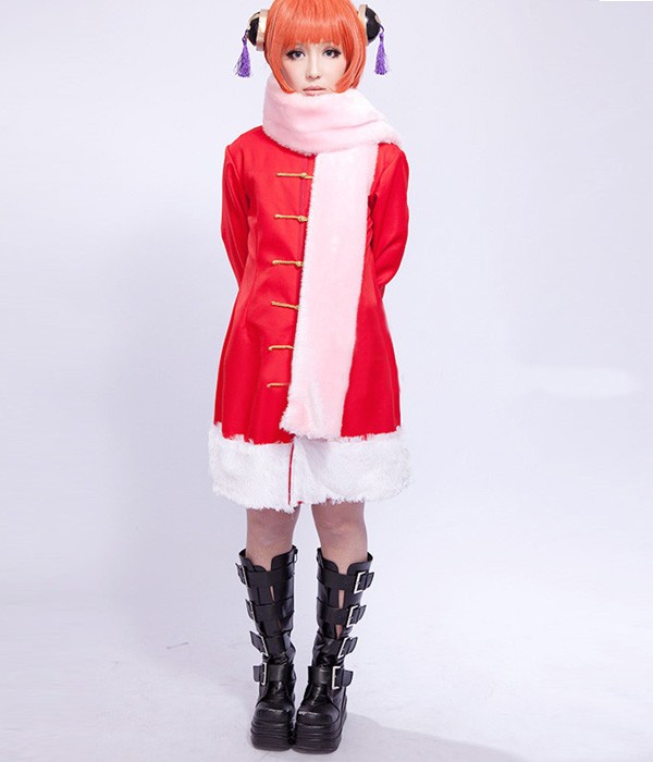 コスプレ衣装 銀魂 GINTAMA 神楽 風 冬服