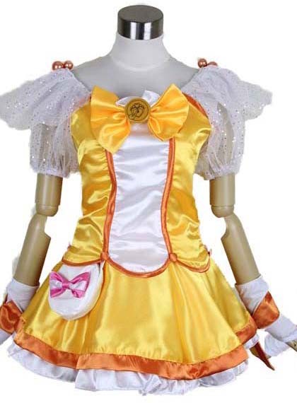 スマイルプリキュア!　Smile PreCure!　黄瀬やよい　キュアピース　Cure Peace　コスプレ衣装　