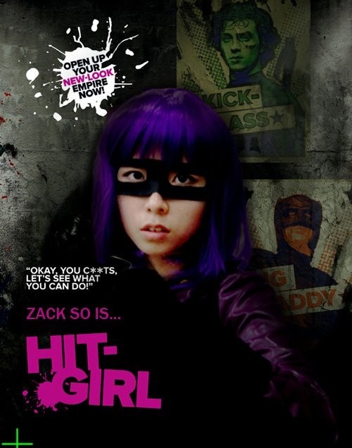 映画 KICK ASS キックアス　ヒットガール　HIT-GIRL　コスプレ衣装　コスチューム　ハロウィン　衣装