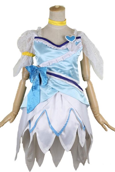 ドキドキ！プリキュア　菱川六花 キュアダイヤモンド コスプレ衣装