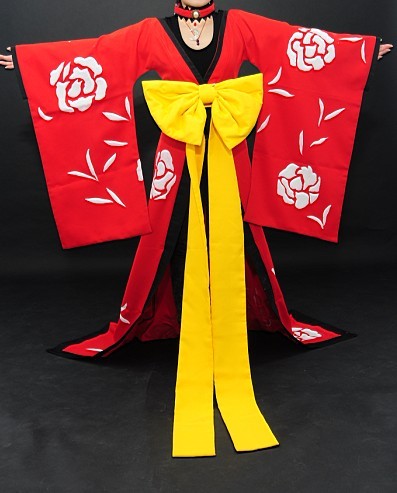 コスプレ衣装《XXXHOLIC》壱原侑子（いちはら ゆうこ）風 華やかな和服　コスチューム 