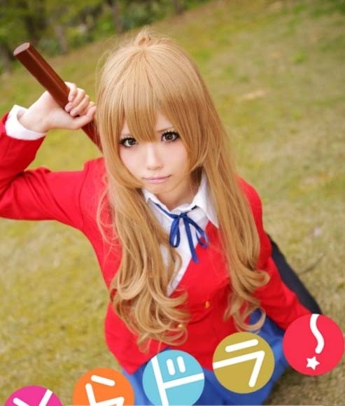 とらドラ！ 逢坂 大河（あいさか たいが） 耐熱ウィッグ コスプレ