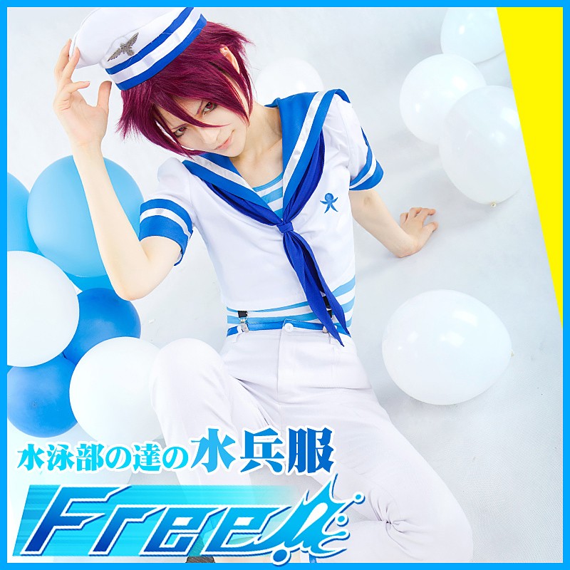 Free!（フリー） 七瀬 遙（ななせ はるか） セーラー服 コスプレ衣装