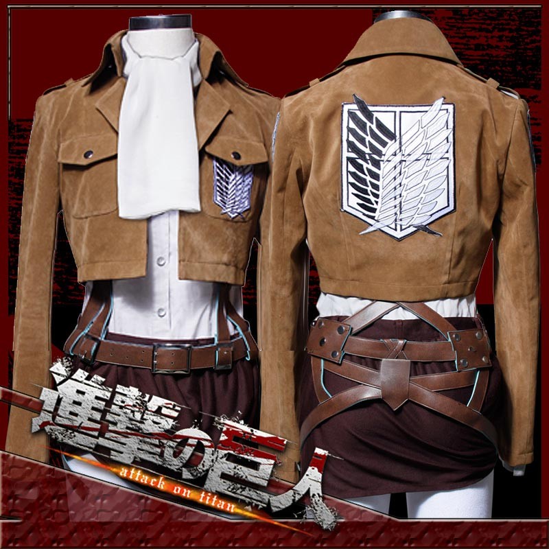 人気アニメ 進撃の巨人 兵士長 リヴァイ (Levi) コスプレ衣装