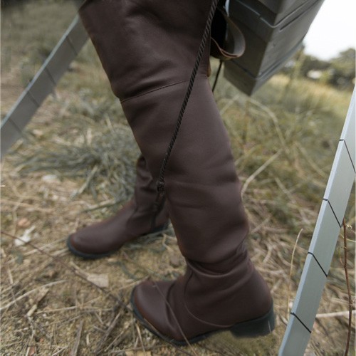 進撃の巨人風 コスプレ靴ブーツ