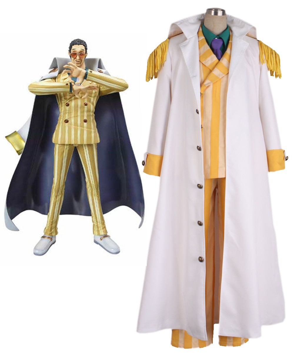ONE PIECE ワンピース 海軍三大将 黄猿 きざる ボルサリーノ コスプレ衣装