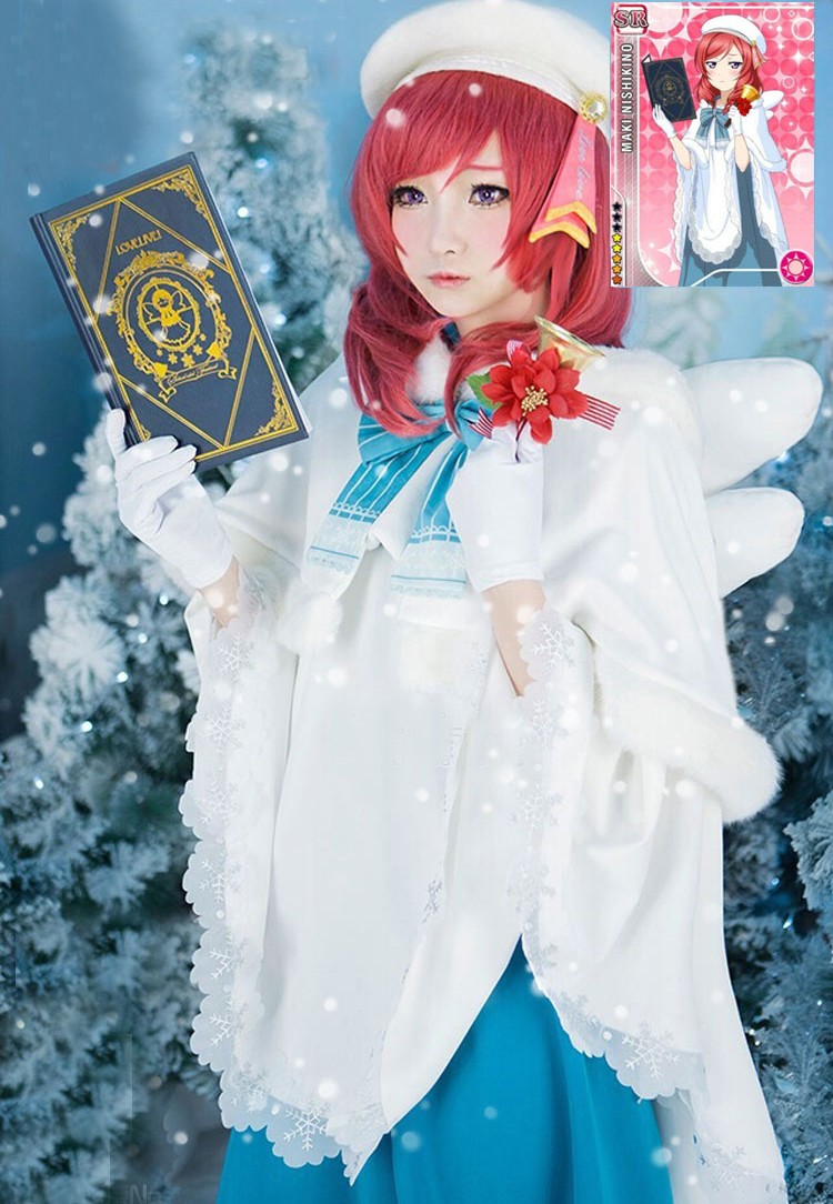 Love Live!ラブライブ! 未覚醒版 クリスマス詩唱班編聖歌隊 西木野真姫 にしきのまき コスプレ衣装 コスチューム 変装