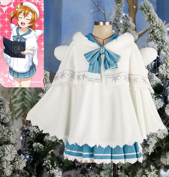 Love Live!ラブライブ! 未覚醒版 クリスマス詩唱班編聖歌隊 高坂穂乃果 こうさかほのか コスプレ衣装 コスチューム 変装