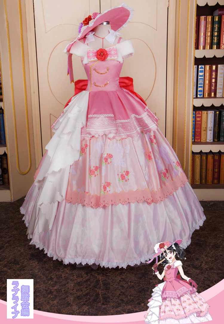 Love Live!ラブライブ 舞踏会編 覚醒 スクフェス 矢澤にこ やざわにこ　コスプレ衣装　ドレス