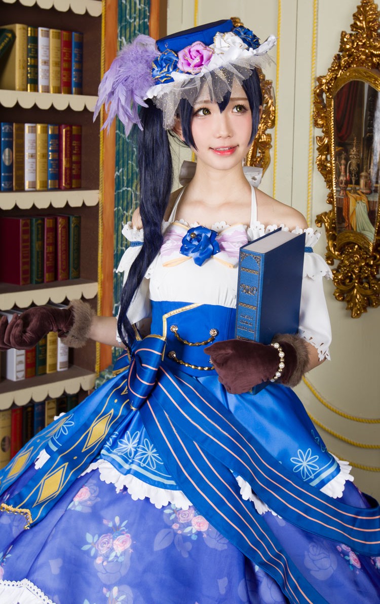 Love Live!ラブライブ 舞踏会編 覚醒 スクフェス 園田海未 そのだうみ　コスプレ衣装　ドレス