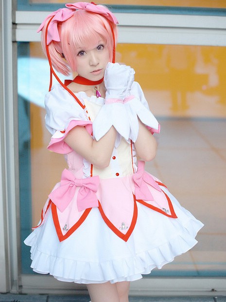 魔法少女まどか☆マギカ 鹿目まどか（かなめ まどか） 変身服 コスプレ衣装