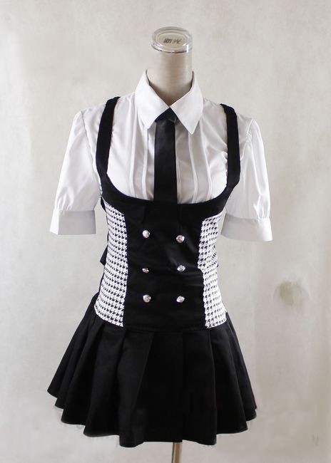 白鬼院凛々蝶（しらきいん りりちよ）髏々宮カルタ 青城学園高校女子制服風Ver 夏服 コスプレ衣装