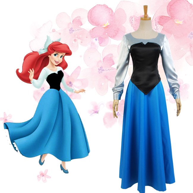 人魚姫　ディズニー版『リトル?マーメイド』　The Little Mermaid　ARIEL　アリエル　コスプレ衣装　コスチューム　大人　子供用　ドレス　ワンピース