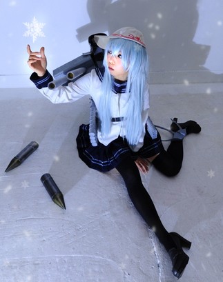 暁型2番艦/艦隊これくしょん - 艦これ-  艦娘クリアカードこれくしょんガム 改レア Верный SR 信頼の駆逐艦 ヴェールヌイ コスプレ衣装