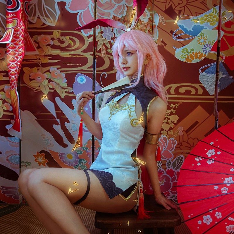 【崩壊3rd】八重桜・チャイナドレス　八重桜生誕祭　コスプレ衣装 制服 イベント 仮装 聖痕 逆神の巫女