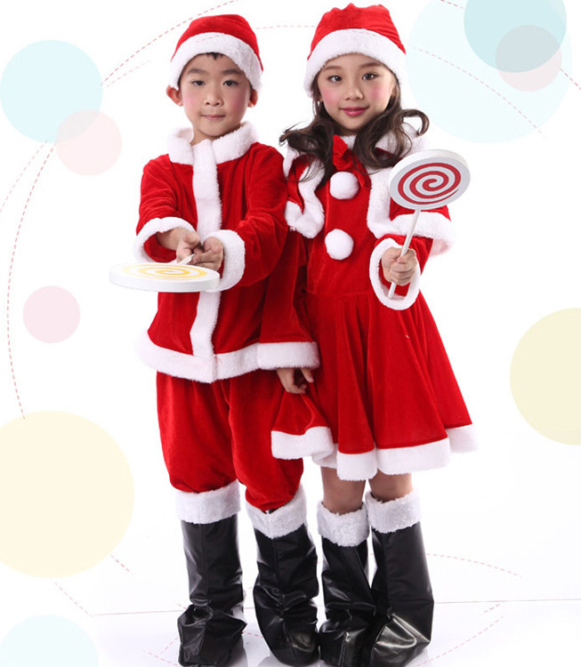 サンタクロース衣装　クリスマス子供用　コスチューム　人気のサンタ衣装通販