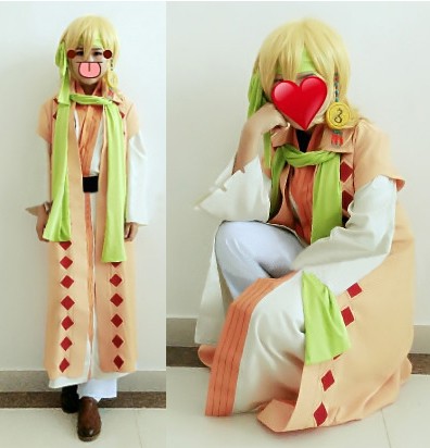 暁のヨナ（あかつきのヨナ）　zeno　ゼノ（黄龍） ゼノ ぜの　コスプレ衣装　和服　着物　変装