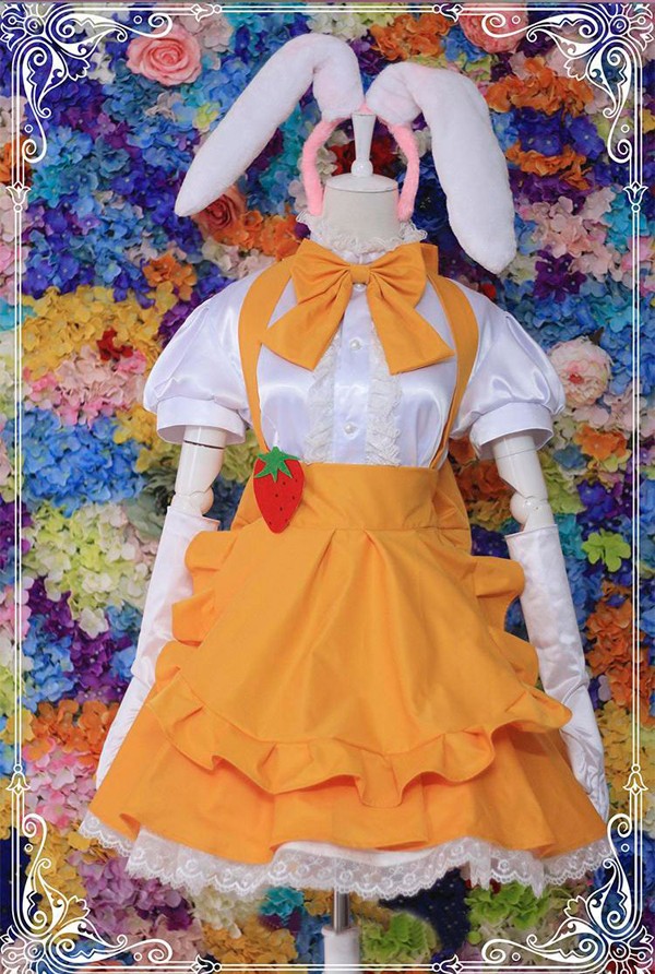 Di Gi Charat デ?ジ?キャラット うさだあかり　コスプレ衣装　コスチューム