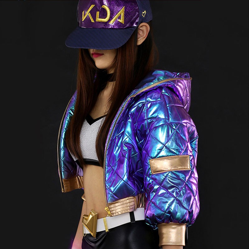 League of Legends　lol　リーグ・オブ・レジェンド アカリ 紫色　コスプレ衣装