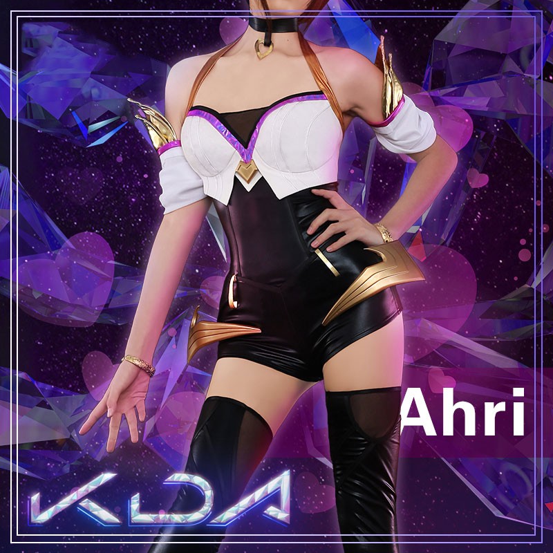 League of Legends　lol　リーグ・オブ・レジェンド アーリ　黒色　コスプレ衣装