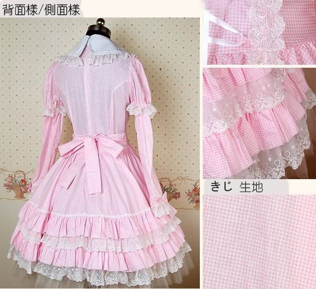 ロリータ　可愛い　長袖ワンピース　　コスプレ衣装