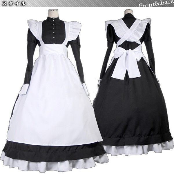 ブラック?ラグーンロベルタメイド服コスプレ衣装　