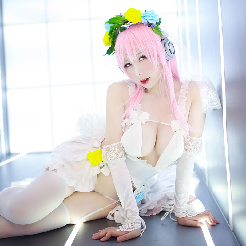そにアニ　すーぱーそに子　GSC　１０周年記念　花嫁　コスプレ衣装