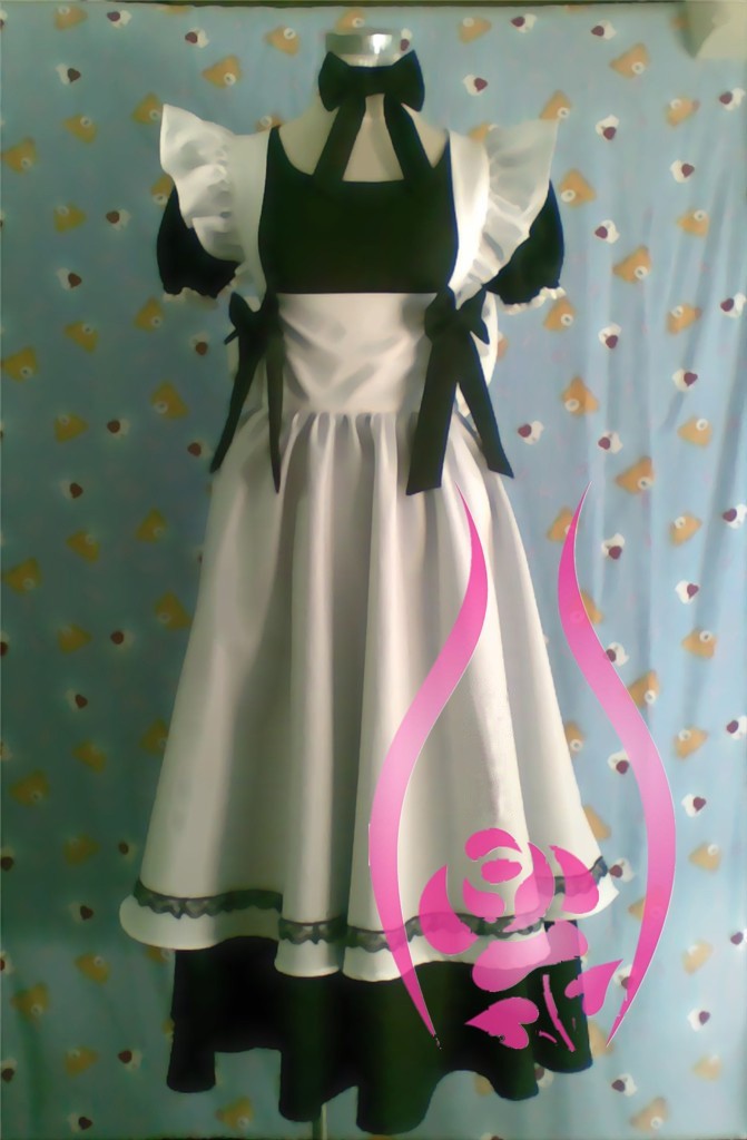 メイド服 ウィンザーメイド(黒白)衣装   制服　コスチューム　コスプレ衣装