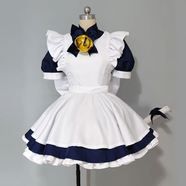 Di Gi Charat デ・ジ・キャラット でじこ ショコラ コスプレ衣装 メイド服 ロリータ コスチューム