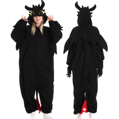 ヒックとドラゴン トゥース トゥースレス  Toothless コスプレ衣装 着ぐるみ パジャマ(部屋着) コスチューム
