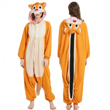 リス シマリス 動物(部屋着) 着ぐるみ パジャマ コスプレ衣装 コスチューム