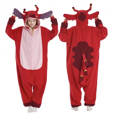 リロ・アンド・スティッチ シリーズ Stitch 赤スティッチ すてぃっち 着ぐるみ きぐるみ パジャマ(部屋着) コスプレ衣装