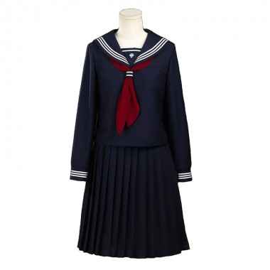 サイレントヒルf  SILENT HILL f 風 深水雛子 しみずひなこ セーラー服 女子制服 コスプレ衣装 青